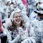 Student ‘Foam Fight’ at St Andrew’s