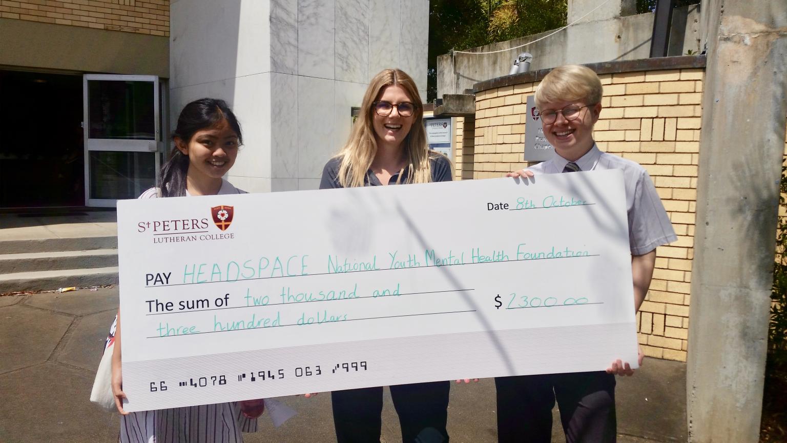 St Peters Lutheran College Student Leaders Use Krispy Kremes for Headspace