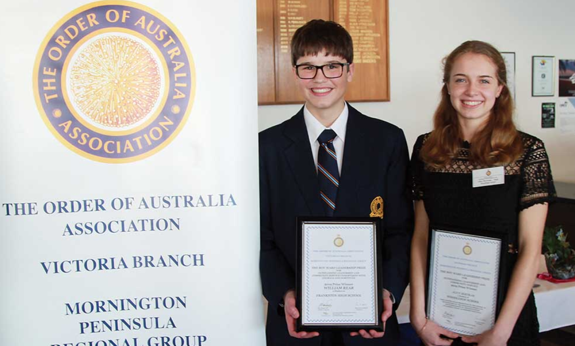Woodleigh School Senior Alice Bertram Recognised for Excellence in Leadership and Service