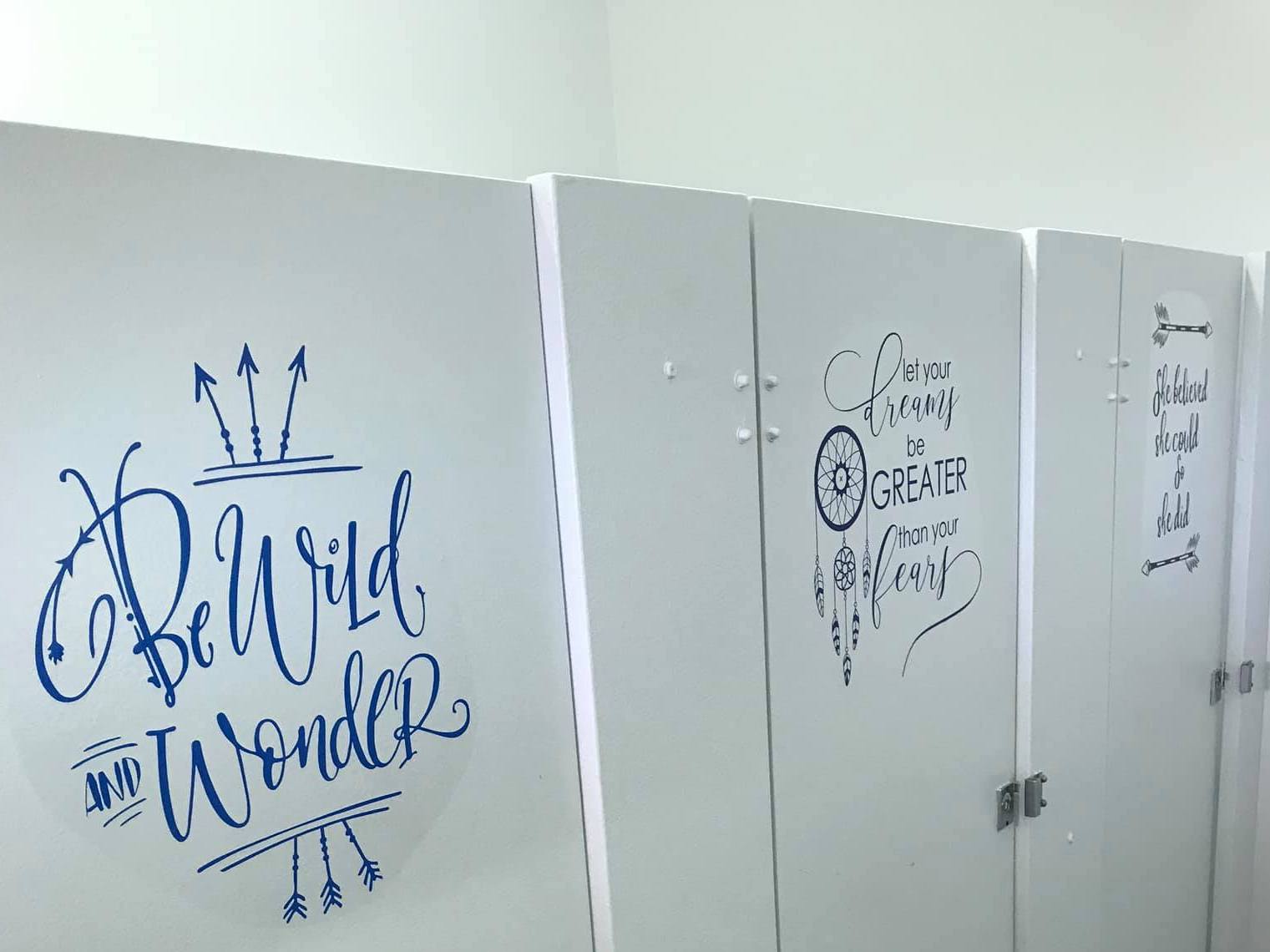 Hallett Cove School Student Leaders Upgrade Bathrooms