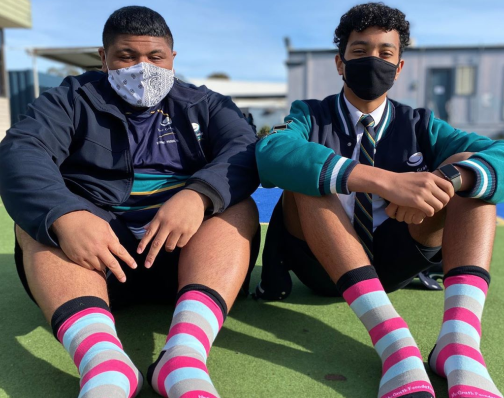 The Grange P-12 College Give a Sock