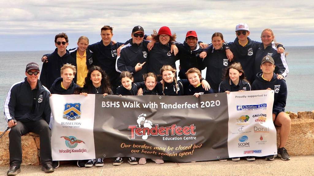 Busselton Senior High School Students Walk with Tenderfeet