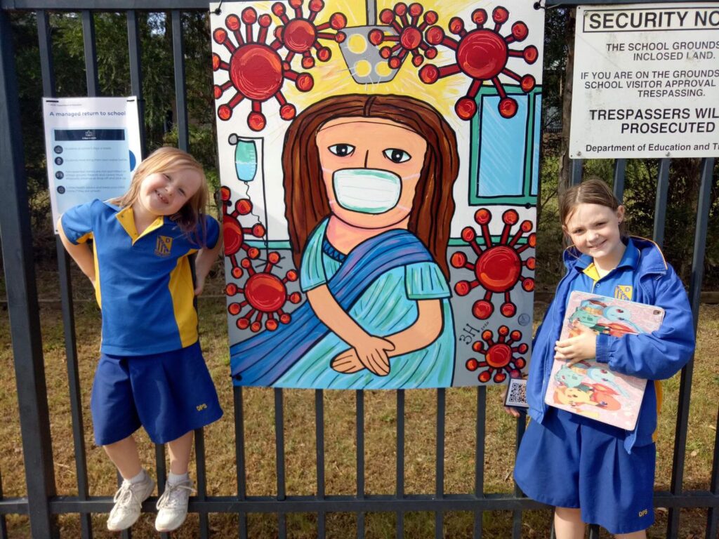 Dapto Public School “Davincis” Deliver Gallery to Remember