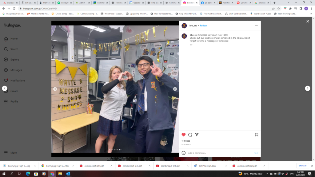 Bonnyrigg High School Kindness Day