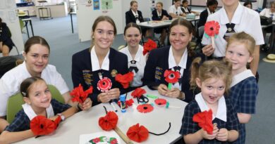 Making Poppies for Remembrance Day