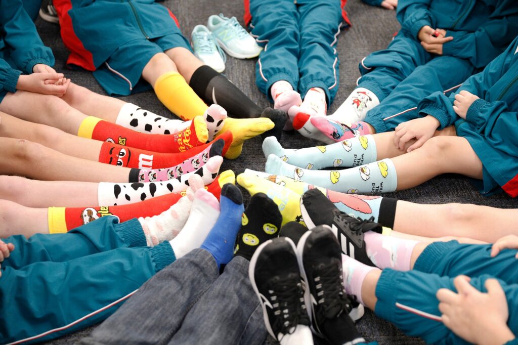 Odd Sock Day at Chisholm College