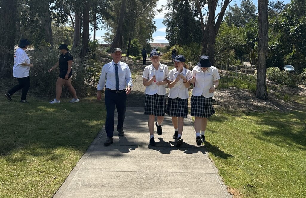 St Columba’s Students Walk for Mental Health