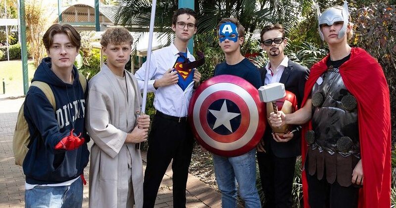 Students and Teachers Dress to Impress at Nambour Christian College