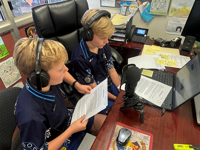 Primary Students Build & Broadcast a Community Radio Show
